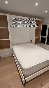 Would you add these to your murphy bed? They are the perfect addition if you want side cabines as opposed to a traditional nightstand but don’t want your guests to interupt whatever might be displayed on your shelves. Our beds a quite customizable in this way! And made of solid wood, hand crafted right here in the USA. Give is a call to schedule an appointment at our Sarasota, FL showroom. Shipping is only available wothin the continental US for some of our models. Pricing starts at $4000 and up