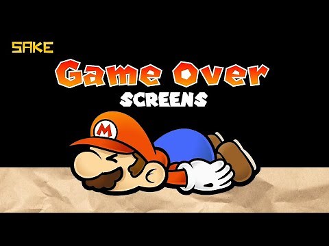 Paper Mario | All Game Over screens (2001-2016)