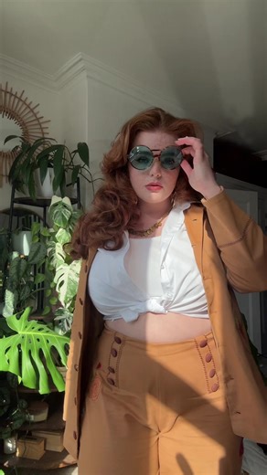 Summer nights in 1974 ❤️ #redhair #vintage #retro #beauty #curvefashion full outfit @The Hippie Shake (gifted)