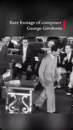 🎹 Amazing George Gershwin! Incredible footage of his ‘I Got Rhythm’ piano solo unearthed. #gershwin Repost: @classicfm | Irina Gorin Piano Teaching