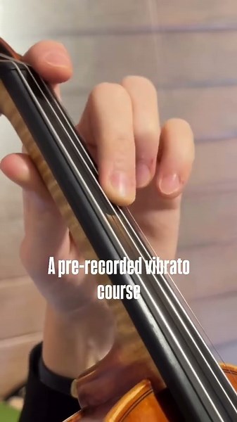 How she learned vibrato on violin ✨🎻