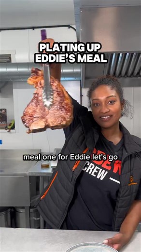 PRO PREP MEALS on Instagram: "Plating @eddie_abbew meal with our new and delicious pork belly crisps! 🥓 Straight from our new carnivore book “Fat: Fuel & Feast” Comment “pork” and we’ll send you a link to our new book! ✨ #eddieabbew #proprepmeals #carnivore"