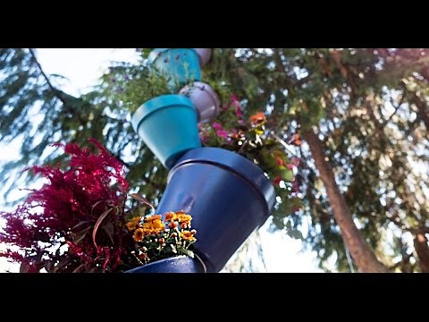 Stacked Flower Pots