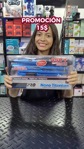 Oferta Especial: Plancha Titanium, Rizadora y Peine por $15