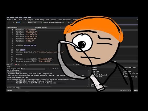 How To Statically Compile Windows C++ Visual Studio Projects When You Can't Cross Compile.