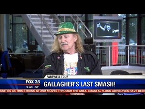Gallagher's last smash: Famous comedian talks farewell tour