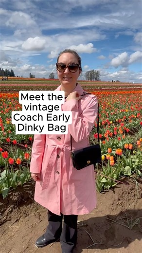 Meet the vintage Coach Early Dinky Bag/Mini Clutch- for sale at shop.cristinamoda.com