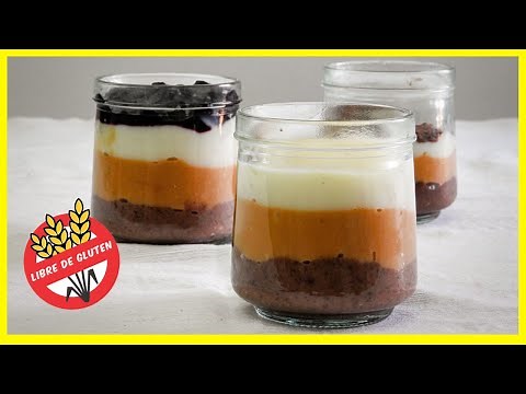 EASY and quick DESSERT WITHOUT OVEN and GLUTEN FREE [1 preparation for 3 flavors]