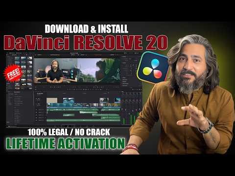 Download DAVINCI RESOLVE for FREE | Install Davinci Resolve 19
