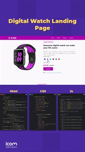 ‎icom | شركة برمجة | شركة تصميم | شركة تسويق‎ on Instagram‎: "يمكنك الحصول على كود المصدر من خلال رابط قناة التلغرام الموجودة في bio الصفحة☝🏼 تابعنا:👇🏻 👉🏻@icom.digital لمزيد من محتوى تطوير الويب 💥 يرجى دعمنا من خلال: 👍🏻الاعجاب بهذا الفيديو 🔄مشاركة ومتابعة لمزيد من مقاطع الفيديو 🔔الضغط على زر الجرس أعلى الصفحة ليصلك إشعار بالفيديوهات الجديدة You can get the source code through the Telegram channel link in our page bio