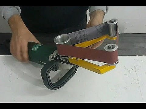 DIY pipe belt sander and polisher-by FAHATMOTORS