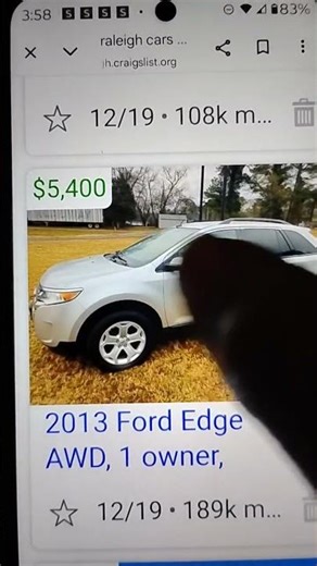 2013 Ford edge 189k 5,400 nice suv