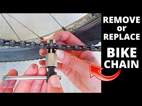 How To Remove Any Type Bike Chain for Replacement or Service - Jonny DIY