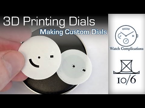 Making Custom Dials Part 2: 3d printing dials