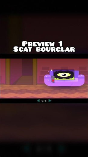Preview 1 - Scat Burglar - #shorts #geometrydash #gd #preview