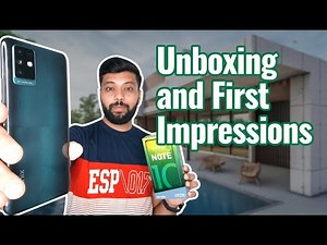 Infinix Note 10 Unboxing, Specifications, First Look, Launch in India