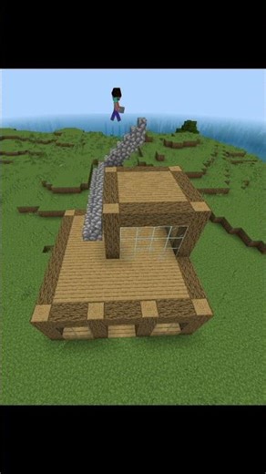 Minecraft house tutorial #shorts #minecraft #tutorial
