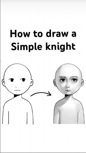 How to draw a simple knight! #art #artprocess #drawing #tutorial #fanart