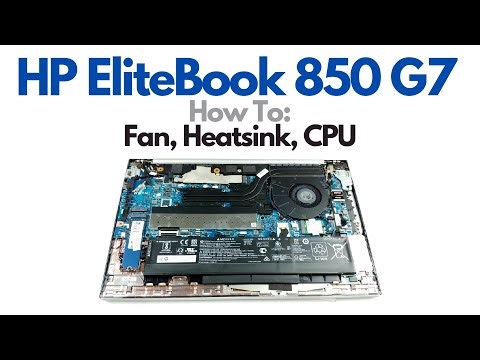 How To Fan Heatsink CPU GPU for HP EliteBook 850 G7 Laptop Computer
