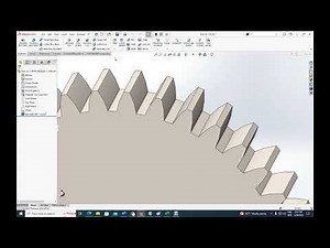 DESIGN SPUR GEARS WITH CHAMFER AND KEYWAY IN SOLIDWORKS