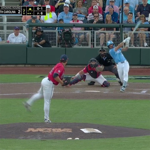 UNC TAKES THE LEAD IN THE 7TH INNING AGAINST OLE MISS 🔥see less