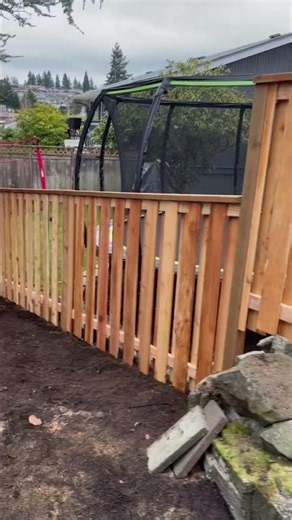 Shadow Box fence build- Tacoma, Wa #fencelife #construction