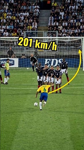 Roberto Carlos' Impossible Free Kick 🔥⚽ #shorts