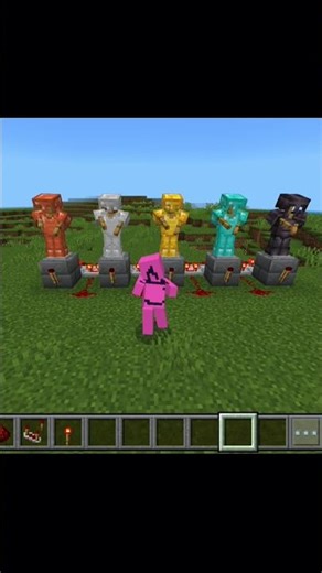 Minecraft dancing armor stand