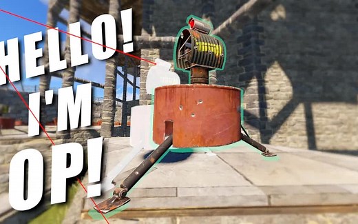 Rust - 如何正确使用自动炮塔