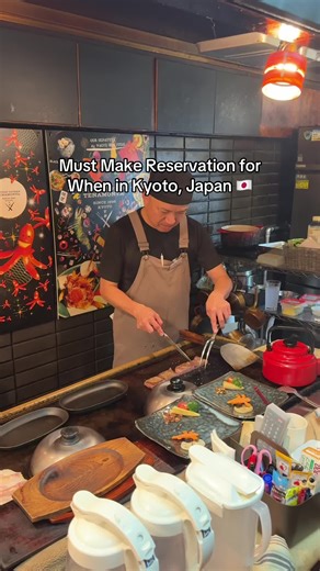 Must Visit Teppan Tavern Tenamonya in Kyoto, Japan