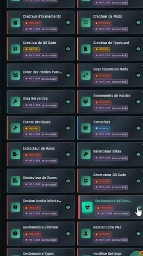 DayZ Aide des dizaines d'outils gratuits et les prémiums INÉDITS pour votre serveur