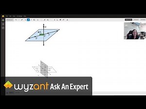 The student asked what four points are coplanar