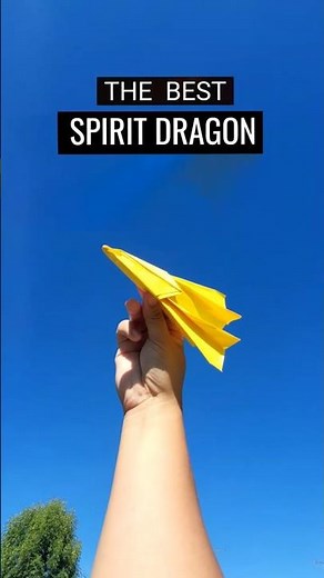 My ultimate version of the Spirit Dragon. It took me 15 years to design this #paperairplane