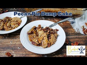 Pecan Pie Dump Cake/Easy Holiday Dessert That Feeds a Crowd