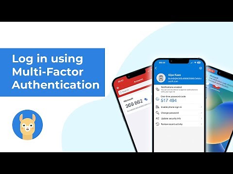 Logging in using Multi-Factor Authentication!