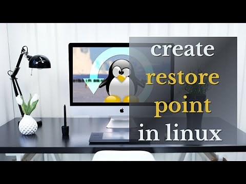 Create Restore Point In Linux