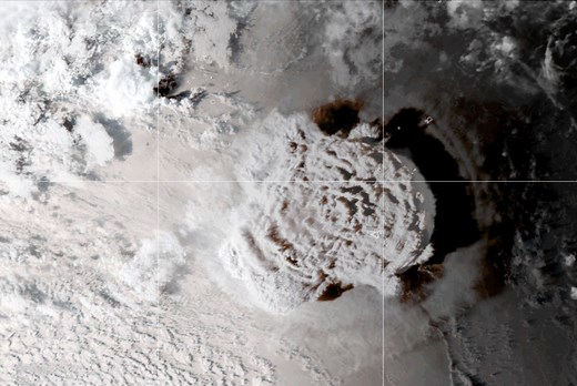 Tonga Eruption Blasted Unprecedented Amount of Water Into Stratosphere