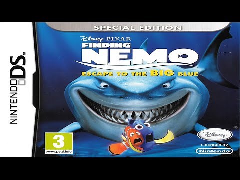 Disney Pixar Finding Nemo: Escape to the Big Blue Gameplay Nintendo DS