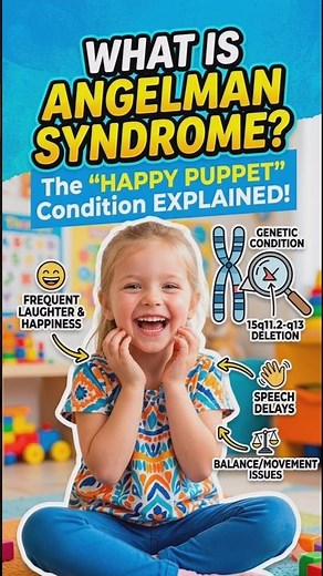 Angelman syndrome explained!!#meded #doctorexplain #healthtips #neet
