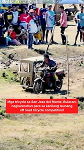 82K views · 285 reactions | Mga tricycle sa San Jose del Monte, Bulacan, nagkarerahan para sa kanilang taunang off road tricycle competition! #KMJS | Kapuso Mo, Jessica Soho (One at Heart, Jessica Soho) | Facebook