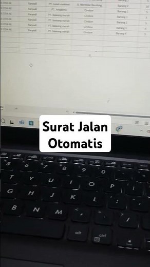 Surat Jalan Otomatis di excel