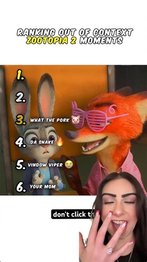 Funniest Zootopia 2 Moments #shorts