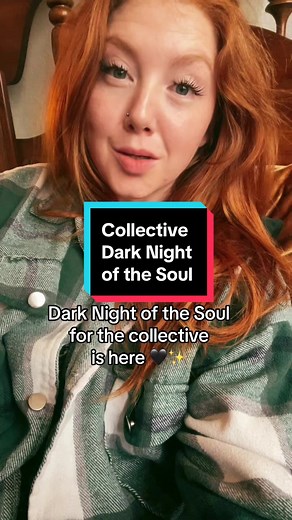 Fear not, the collective is alchemizing through the Dark Night of the Soul ✨ These are necessary forms of heriogamic mastery that we must move through as we enter New Earth timelines Dark to Light brings the dark night of the soul to humanity 🙏🏽 Anchor and ground in the higher frequencies and vibrations of love, as those who have previously awakened to their path will be the pillars for plasmic energy of healing light to pour through and transcend the inverted matrices that remain. These hijac