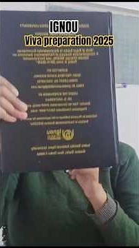 IGNOU Viva Preparation Guide 2025 | Project PPT, Tips, Questions & My Real Experience
