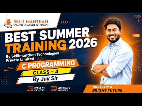 Day - 5 | C Programming by Jay Sir | Summer Training