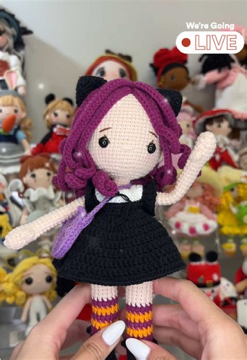 We’re going to live around 11:30 am CST, welcome to join our #livestream later! #crochet #blindbox #handmade #smallbusiness