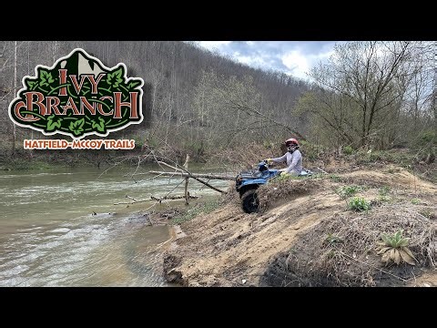 Ivy Branch ATV Trail System: Trails 15, 13 & 18 : Yamaha Kodiak 700s: Hatfield McCoy