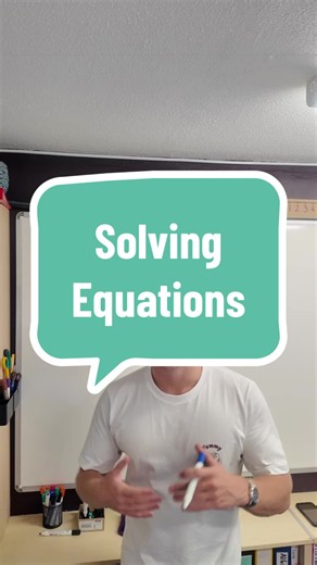 Solving Equations a different way #maths #algebra #solving #equations