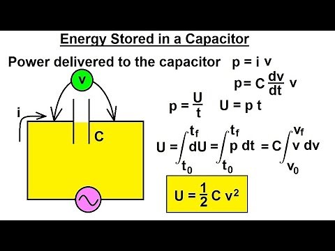Electrical Engineering: Ch 6: Capacitors (9 of 26) Energy Stored in Capacitor