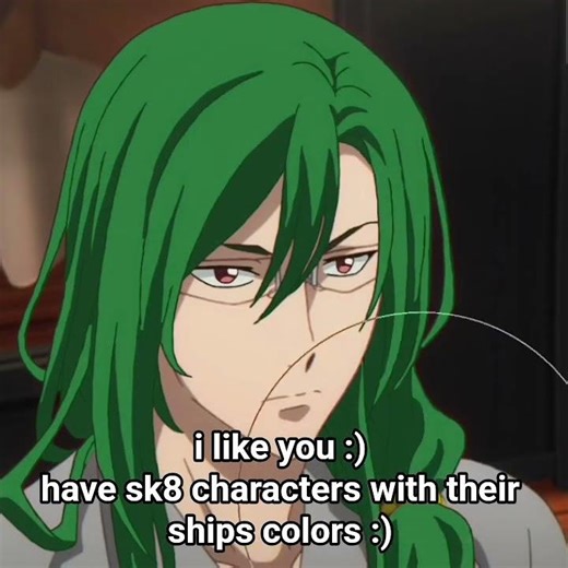 have sk8 characters with their ships colors :) #sk8 #sk8theinfinity #drawing #fypシ